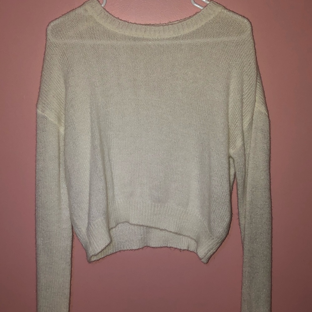 Sweater crop top
